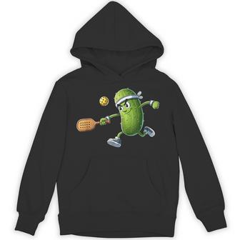 面白いピクルス遊びピックルボール愛好家しゃれピクルスボール付き パーカー - Kawaiitshirt