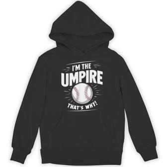 面白い野球審判シャツ メンズ I Am The Umpire パーカー - Kawaiitshirt