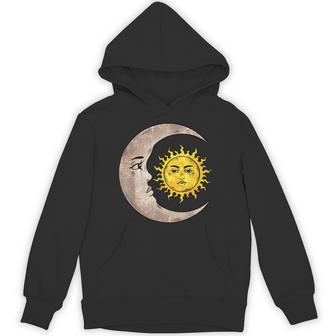 魔女 グランジ 美的 三日月 月 太陽 パーカー - Kawaiitshirt
