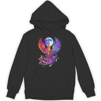 鳳凰 満月 鳥 神話 鳥 若返り パーカー - Kawaiitshirt