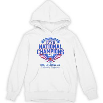 1776 National Champions Undefeated Since 1776 Hoodie - Thegiftio UK