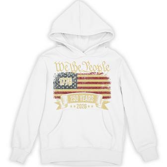 250 Years Birthday America Usa 250Th Anniversary 4Th Of July Tri-Blend Hoodie - Thegiftio UK