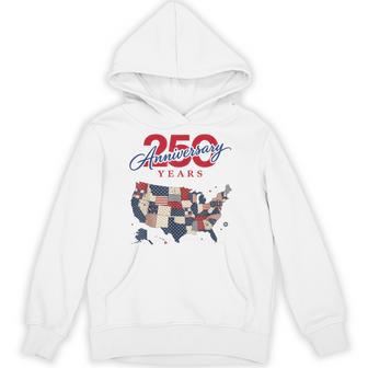 250年の独立記念日 愛国心が強い250周年 アメリカ パーカー - Kawaiitshirt
