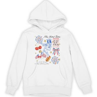 4Th Of July Cowgirl Western Country Hoodie - Thegiftio UK