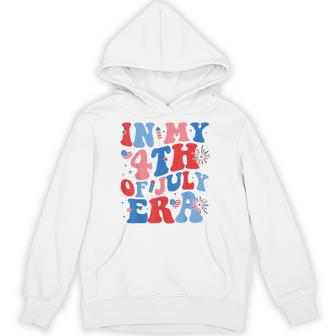 In My 4Th Of July Era Patriotic Usa Flag American Hoodie - Thegiftio UK