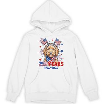 4Th Of July Goldendoodle Meme 250 Years 1776-2026 Dog Lovers Hoodie | Seseable UK