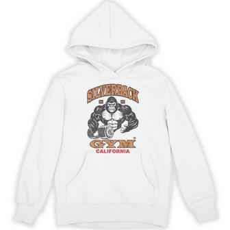 964シルバーバックジムアパレル、ボディビルディング、ストロングマン、ジム、 パーカー - Kawaiitshirt