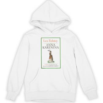 Anna Karenina Leo Tolstoy ヴィンテージブックカバー パーカー - Kawaiitshirt