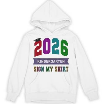 Awesome Kindergarten School Last Day 2026 Sign My Autographs Hoodie - Monsterry