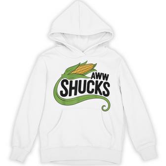 Aww Shucks Corn Pun Corn On The Cob Hoodie - Thegiftio UK