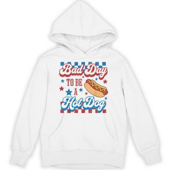 Bad Day To Be A Hot Dog Lover 4Th Of July Independence Day Hoodie - Thegiftio UK