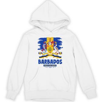 Barbados Flag Outfit Idea For Kids & Barbadian Flag Themed Hoodie - Thegiftio UK