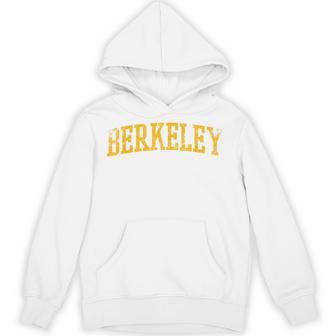 Berkeley Ca Throwback Vintage Worn Classic Hoodie - Thegiftio UK
