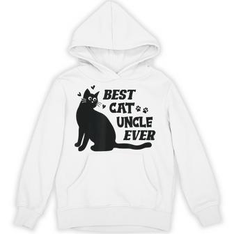 Best Cat Uncle Ever Uncle Loves Cats Hoodie - Thegiftio