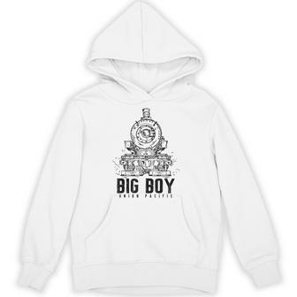 Big Boys Union Pacific Types Of Trains Locomotives Apparel Hoodie - Thegiftio UK