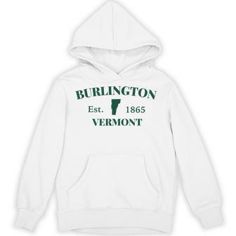 Burlingtonermontt シティステートカレッジ 観光のお土産 パーカー - Kawaiitshirt