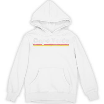 Cape Verde Fan Retro Vintage Flag Hoodie | Seseable UK