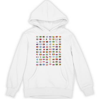All Countries Flags Of The World 287 Flag Trip International Hoodie - Thegiftio UK
