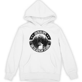 Cryptid Jackalope Research Team For Women Jackrabbit Hoodie - Thegiftio UK