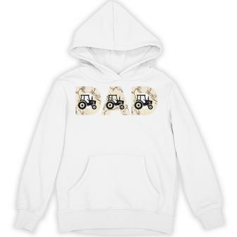 Dad Tractor Farm Father Fathers Day For Men Hoodie - Thegiftio UK