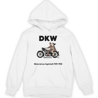 Dkw バイク 1930年代デザイン ビンテージバイク 長袖tシャツ パーカー - Kawaiitshirt