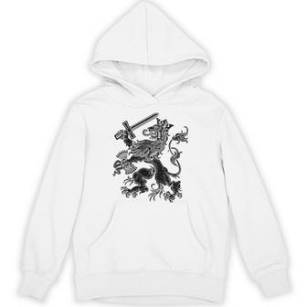 Dutch Lion Of The Netherlands Nederland Holland Orange Hoodie - Thegiftio UK