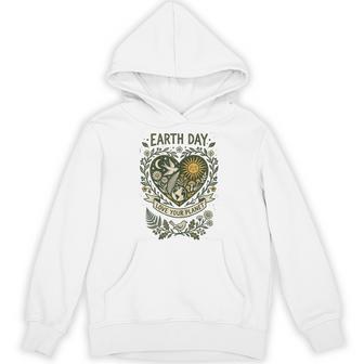 Earth Day Love Your Planet Vintage Nature Hoodie - Thegiftio