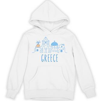 Europe Greece Athens Santorini Family Vacation Souvenir Hoodie - Thegiftio