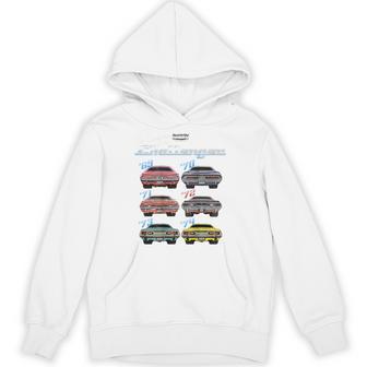 Evolution Of The Challenger、ホットロッド、マッスルカー、マグナム、RTe パーカー - Kawaiitshirt