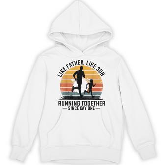 Like Father Like Son – Running Together Since Day One Hoodie - Thegiftio UK