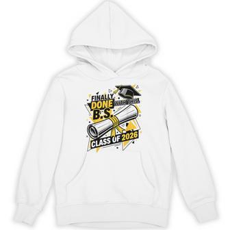 Finally Done With This Bs Graduation 2026 College Graduate Hoodie - Thegiftio UK