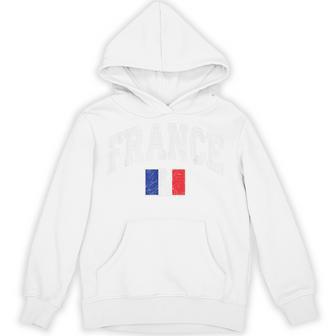 France Flag Vintage Hoodie - Thegiftio UK