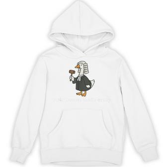 Goose Silly Lawyer Law School Graduation Future Lawyer Hoodie | Seseable UK