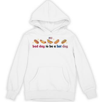 It's A Bad Day To Be A Hotdog Fourth Of July Patriotic Hoodie | Seseable UK
