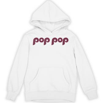 Pop Pop Philadelphia Baseball Grandpa Hoodie - Monsterry