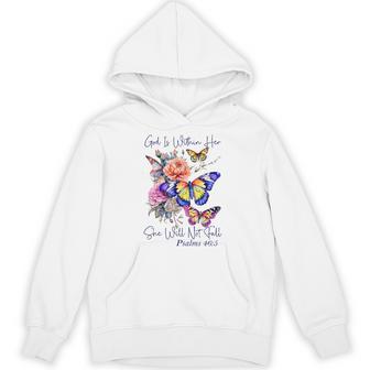 God Is Within Her Faith 聖句 詩篇 パーカー - Kawaiitshirt