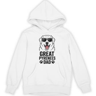 Great Pyrenees Dog Dad Fathers Day Pet Owner Animal Lover Hoodie - Monsterry UK