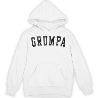 Grumpa Classic Bold Font Birthday Grumpa Hoodie - Thegiftio UK