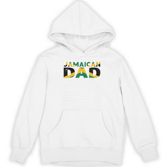 Jamaican Dad Nutrition Facts Jamaican Pride Fathers Day Tri-Blend Hoodie - Thegiftio UK