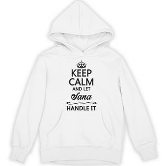 Keep Calm And Letana Handle It 面白い名前ギフト パーカー - Kawaiitshirt