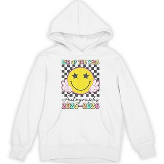 Last Day Of School End Of The Year Autographs 2025-2026 Hoodie - Thegiftio UK
