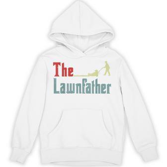 The Lawnfather Dad Lawn Mower Papa Yard Work Hoodie - Thegiftio UK