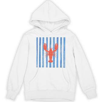 Lobster Print Cool Lobster Party Beach Hoodie - Thegiftio UK