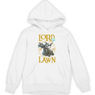 Lord Of The Lawn Nerd Dad Father's Day Fantasy Tri-Blend Hoodie - Thegiftio UK
