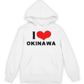 I Love Okinawa 愛 ハート 沖縄 沖縄県 日本 お土産 かわいい おしゃれ パーカー - Kawaiitshirt