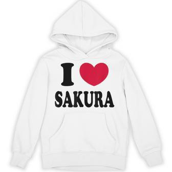 I Loveakura 桜が大好き パーカー - Kawaiitshirt
