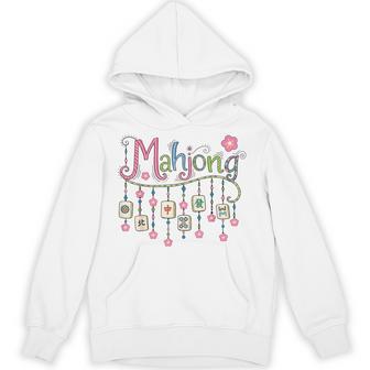 Mahjong Beaded Tiles Mahjong Love Playing Chinese Game Hoodie | Mazezy