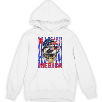 Merica 1776-2026 Raccoon Usa 4Th Of July 250 Years Freedom Hoodie - Thegiftio UK