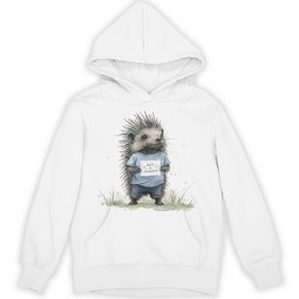 Not A Hugger Hedgehog Hoodie - Thegiftio UK