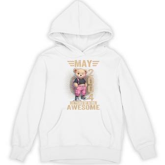On Back 2004年5月 22歳の誕生日 22歳 テディベア パーカー - Kawaiitshirt